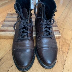 Thursday Boot Company Dark Brown Lace Up Boots